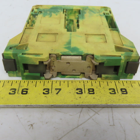 Wago 285-157 2-Conductor Ground Terminal Block AWG 1/0 Solid 2/0 Fine Stranded