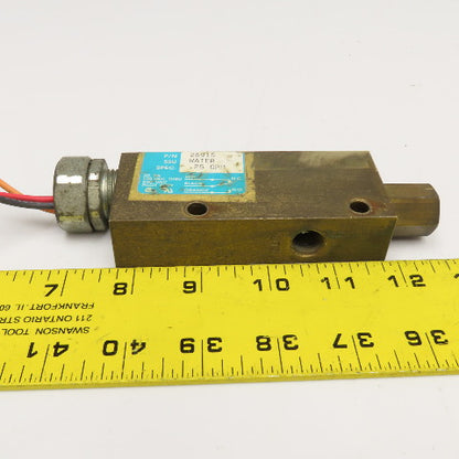 Gems 26915 FS-925 Flow Switch .25 GPM 120/240V 1/4" NPT
