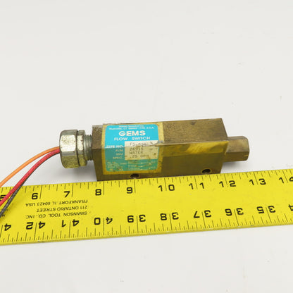 Gems 26915 FS-925 Flow Switch .25 GPM 120/240V 1/4" NPT