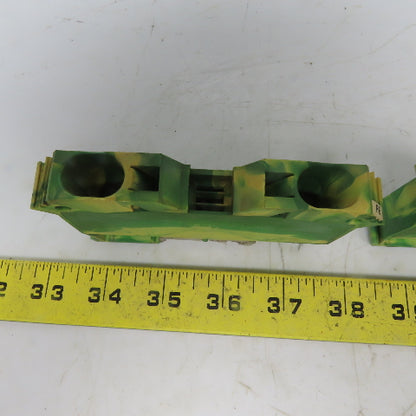Wago 285-637 2-Conductor Ground Terminal Block AWG 2-10 Lot of 2