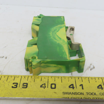 Wago 285-637 2-Conductor Ground Terminal Block AWG 2-10 Lot of 2