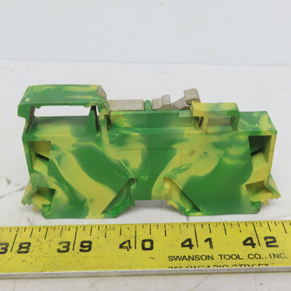 Wago 285-637 2-Conductor Ground Terminal Block AWG 2-10 Lot of 2