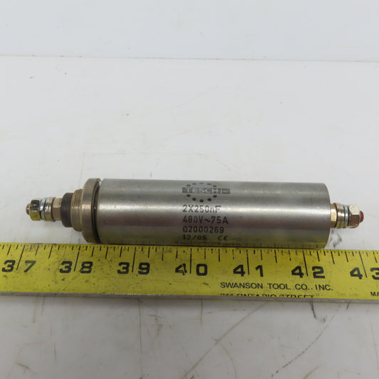 Tesch 020 00269 2X250nf 480V-75A Line Filter