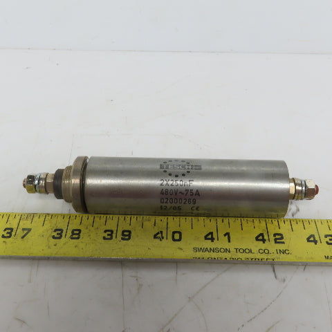 Tesch 020 00269 2X250nf 480V-75A Line Filter