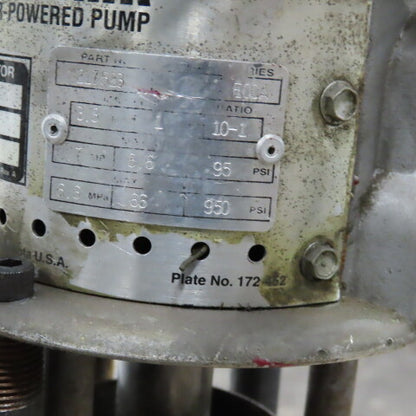 Graco 217-523 Monark 10:1 Ratio Pneumatic Mobile Bucket Hydra-Spray Pump 95PSI