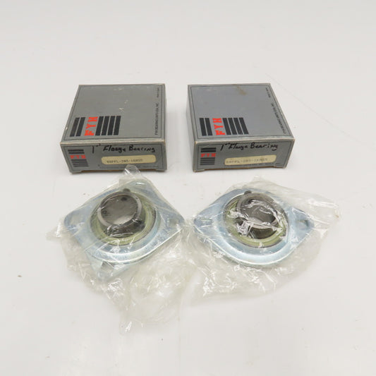 FYH SBPFL-205-16KG5 1" Flange Mount Bearing NOS Lot Of 2