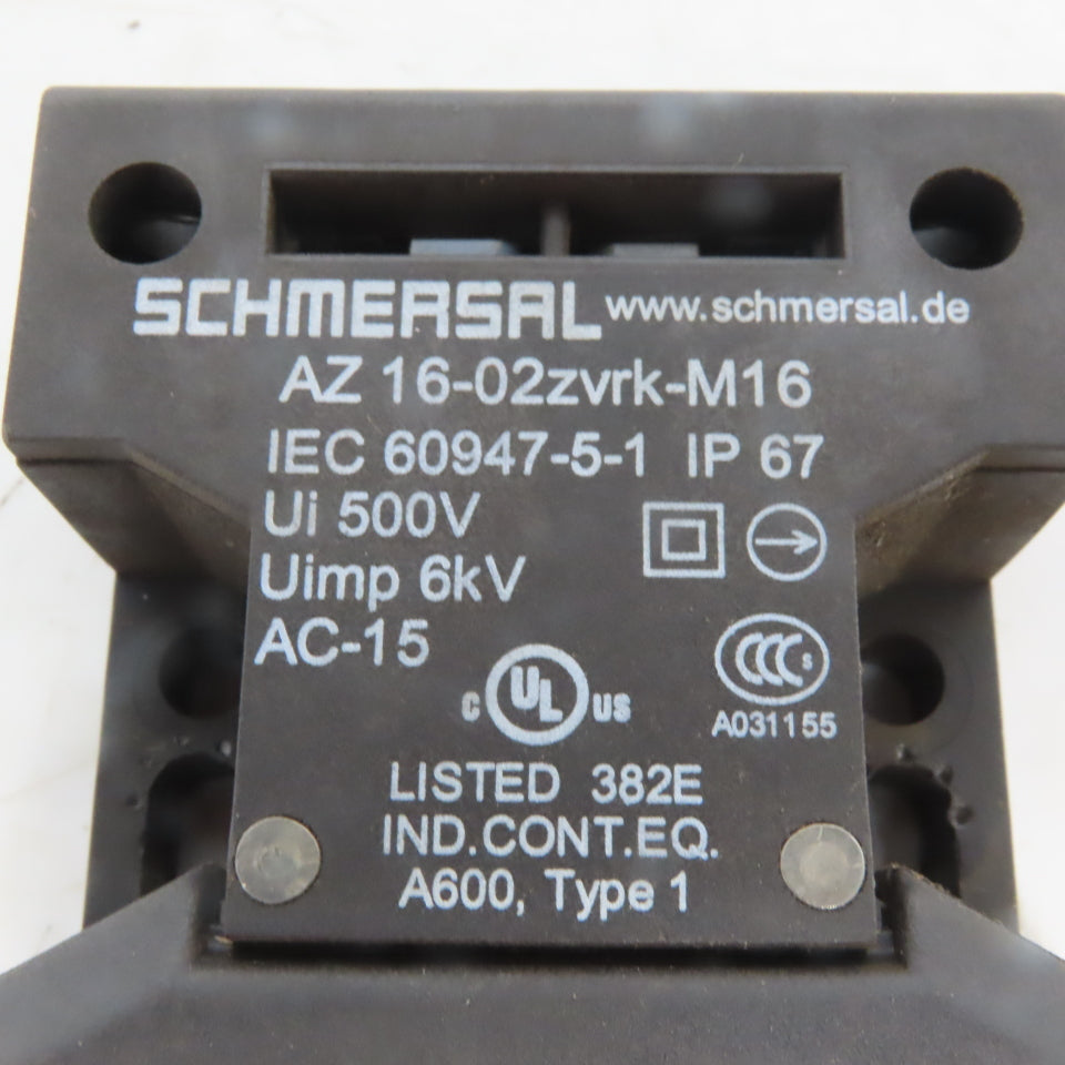 Schmersal AZ 16-02ZVRK-M16 Safety Interlock Switch