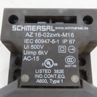 Schmersal AZ 16-02ZVRK-M16 Safety Interlock Switch