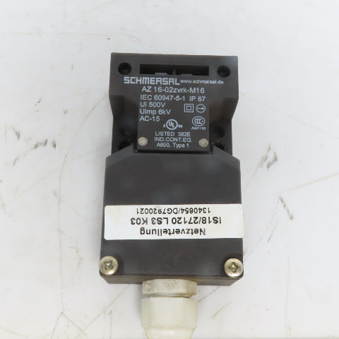 Schmersal AZ 16-02ZVRK-M16 Safety Interlock Switch