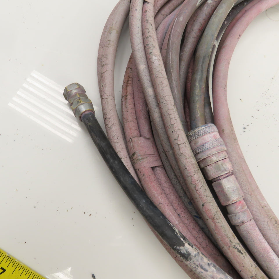 Pressure Feed Air & Fluid Hose Assembly For Air Paint Sprayer 36' OAL