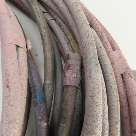 Pressure Feed Air & Fluid Hose Assembly For Air Paint Sprayer 36' OAL