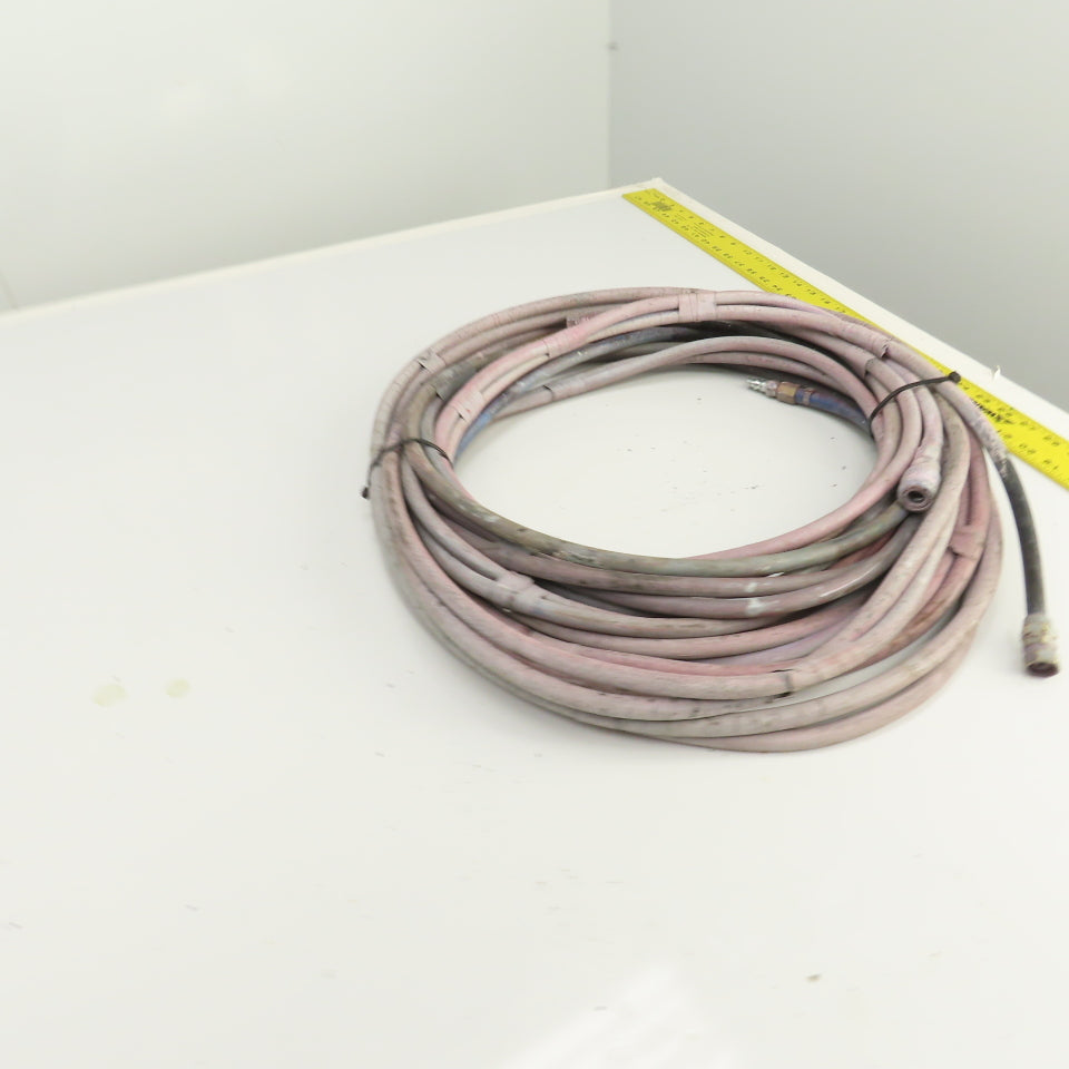 Pressure Feed Air & Fluid Hose Assembly For Air Paint Sprayer 36' OAL
