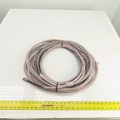 Pressure Feed Air & Fluid Hose Assembly For Air Paint Sprayer 36' OAL