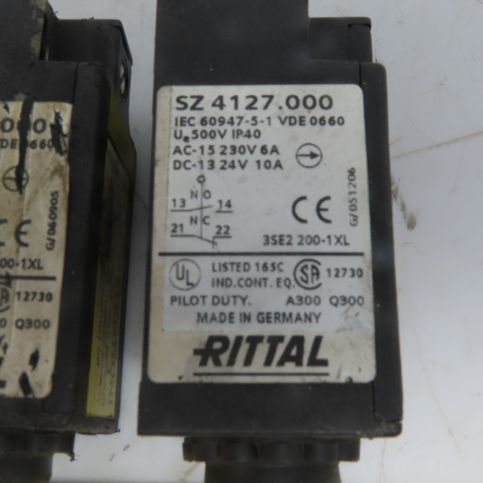 Rittal SZ 4127.000 Cabinet Door Switch Lot of 2