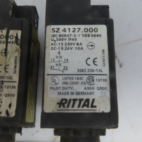 Rittal SZ 4127.000 Cabinet Door Switch Lot of 2