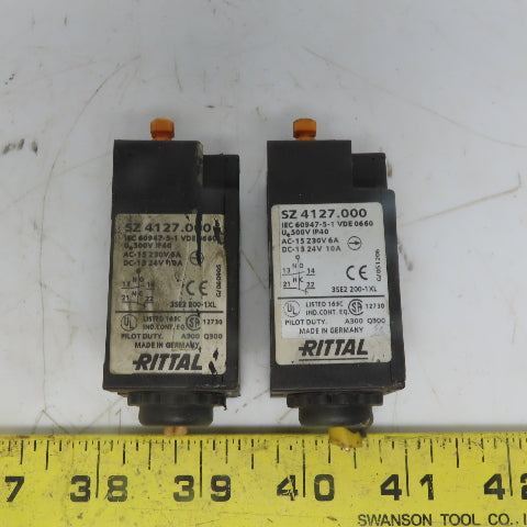 Rittal SZ 4127.000 Cabinet Door Switch Lot of 2