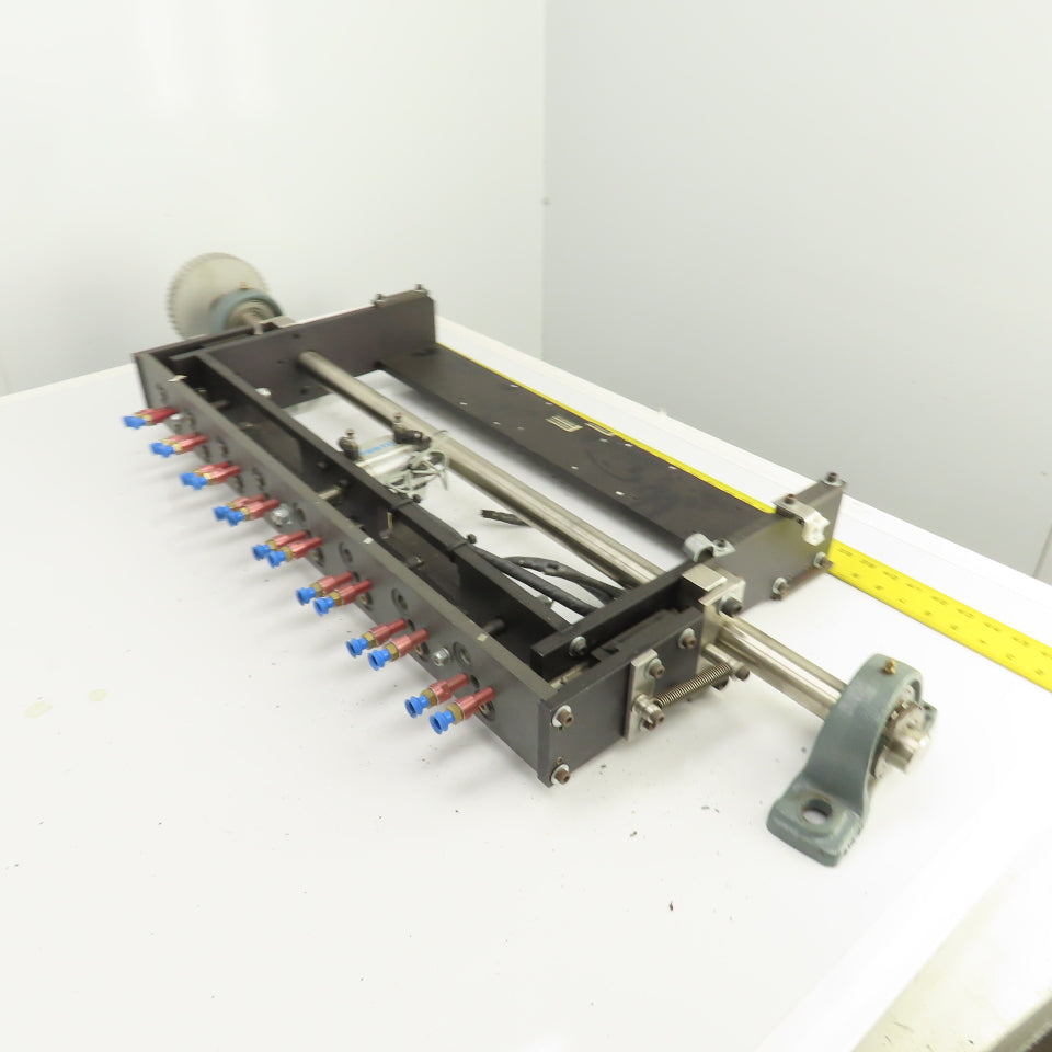 Festo 24" Single Section Robotic Pneumatic Vacuum Pick And Place Arm Fixture