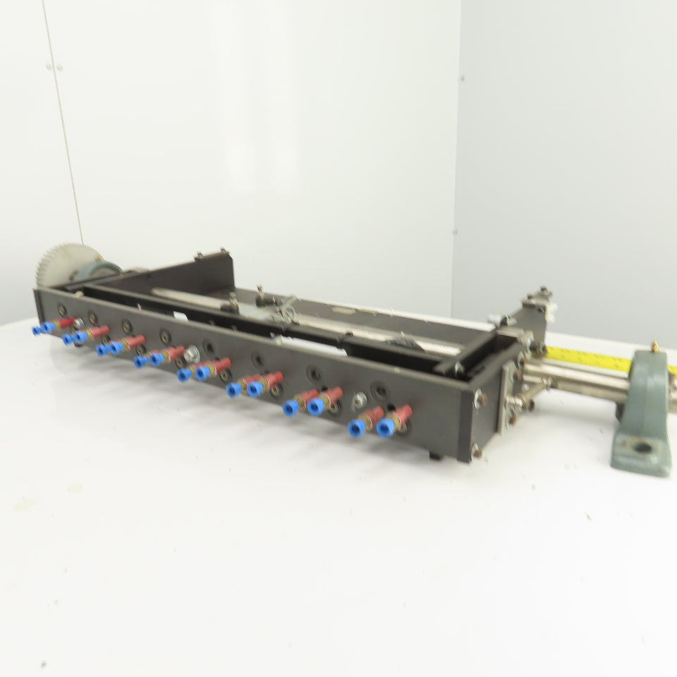 Festo 24" Single Section Robotic Pneumatic Vacuum Pick And Place Arm Fixture