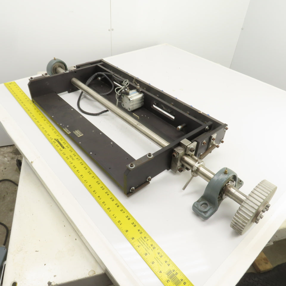 Festo 24" Single Section Robotic Pneumatic Vacuum Pick And Place Arm Fixture