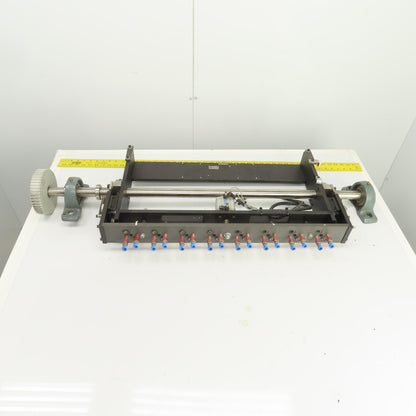 Festo 24" Single Section Robotic Pneumatic Vacuum Pick And Place Arm Fixture