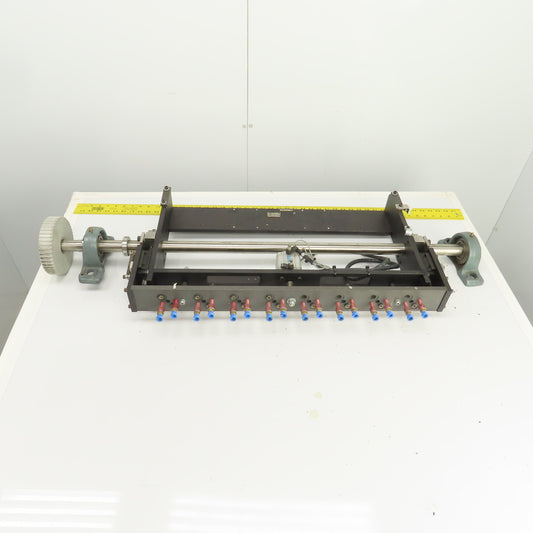 Festo 24" Single Section Robotic Pneumatic Vacuum Pick And Place Arm Fixture