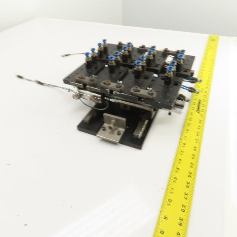 Festo 2-Section 10" x 2" Pneumatic Vacuum Robotic Pick And Place Arm Fixture
