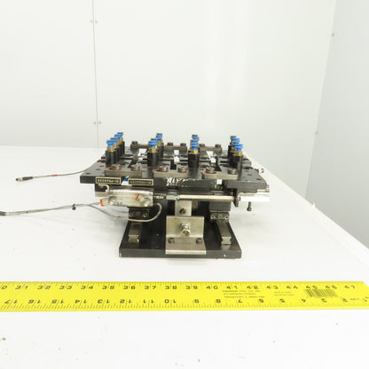 Festo 2-Section 10" x 2" Pneumatic Vacuum Robotic Pick And Place Arm Fixture