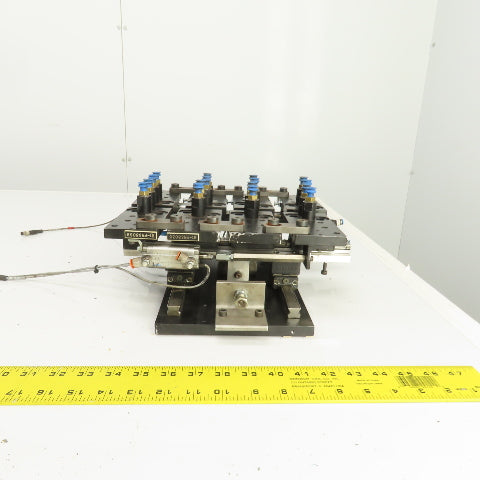 Festo 2-Section 10" x 2" Pneumatic Vacuum Robotic Pick And Place Arm Fixture