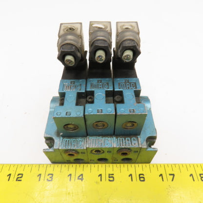 MAC 45A-LAD-DAAJ-1KD Single Solenoid Pneumatic Valve Bank 120VAC VAC-120PSI