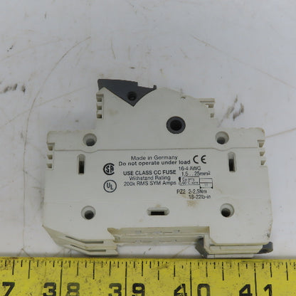 Wohner 31 299 AES CC 2 Pole 30 Amp 600 V Class CC Fuse Holder 16-4 AGW