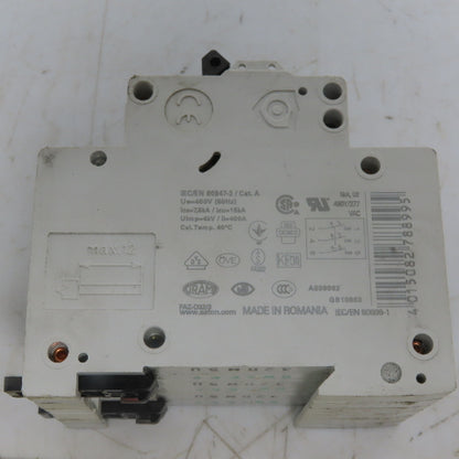 Eaton FAZ-D32/3 Miniature Circuit Breaker Toggle D Curve 3P 32A 277-480V