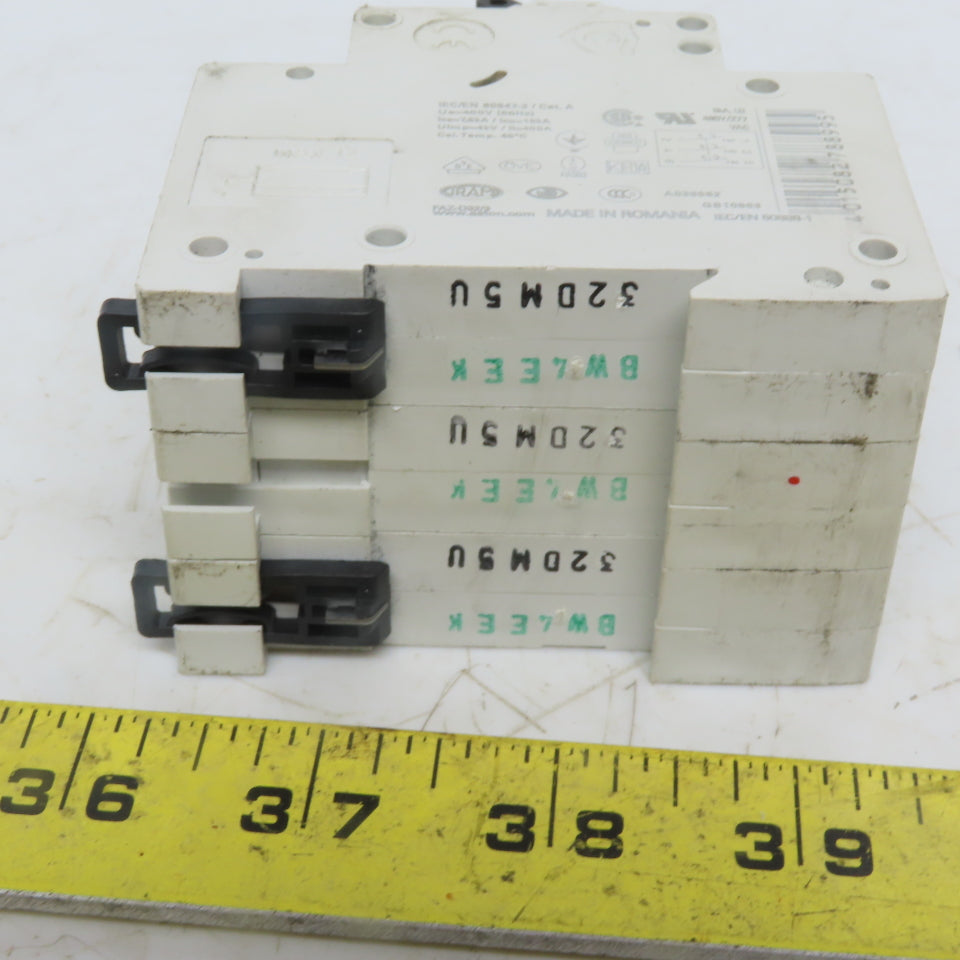 Eaton FAZ-D32/3 Miniature Circuit Breaker Toggle D Curve 3P 32A 277-480V
