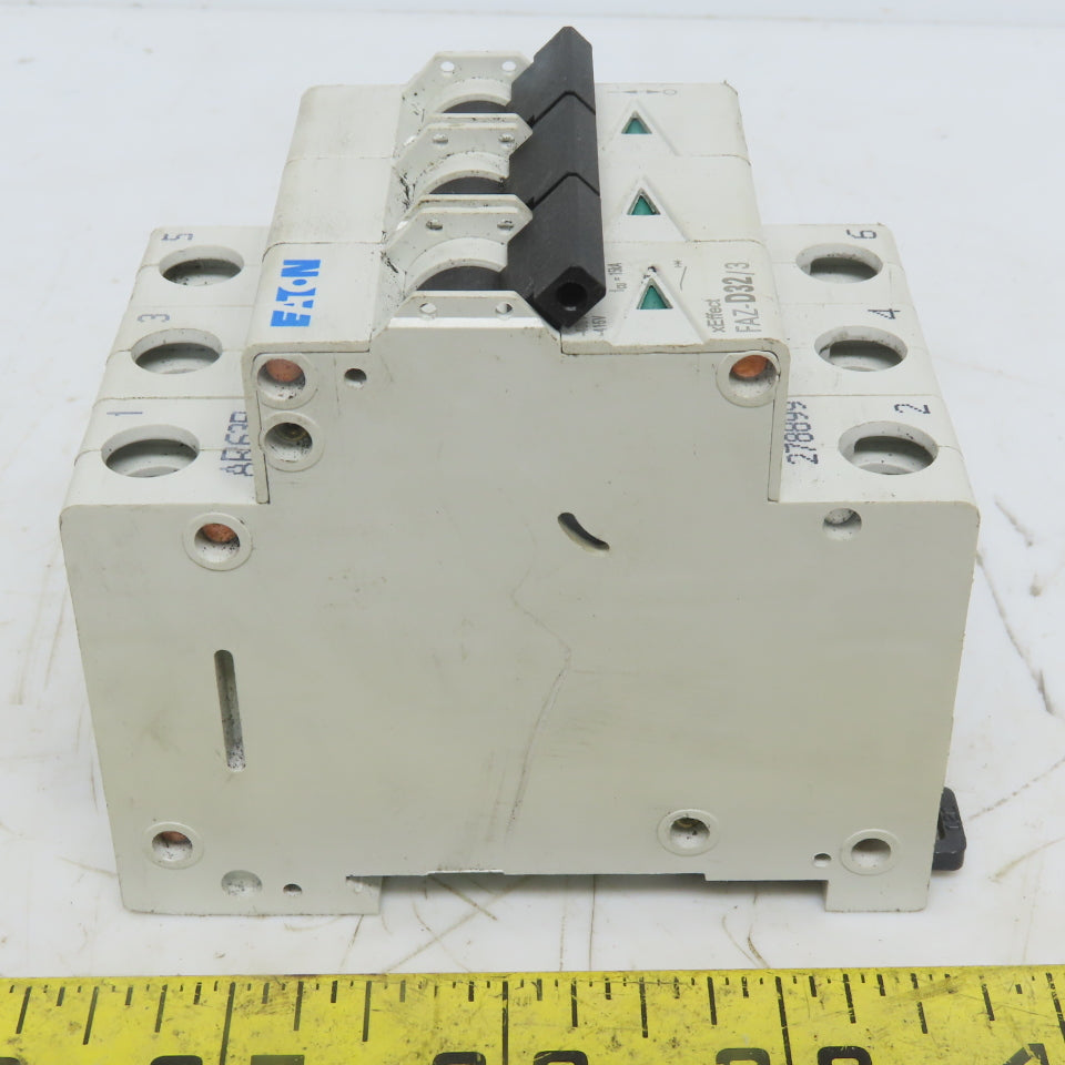Eaton FAZ-D32/3 Miniature Circuit Breaker Toggle D Curve 3P 32A 277-480V