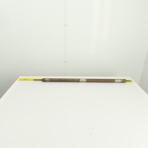 34" W x 1.485" OD Steel Gravity Conveyor Roller 0.435" Shaft 34-7/8" BF