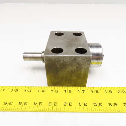 Block Mount Eccentric Roller Cam 3/4" Roller Approx 2-1/2" Orbit 3/4" Shaft