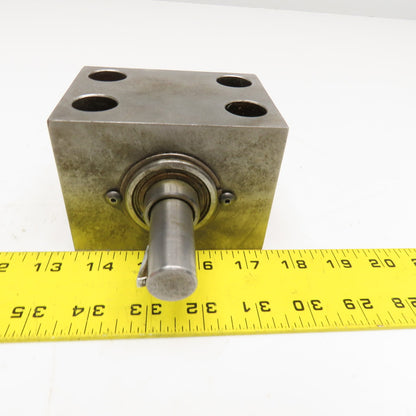 Block Mount Eccentric Roller Cam 3/4" Roller Approx 2-1/2" Orbit 3/4" Shaft
