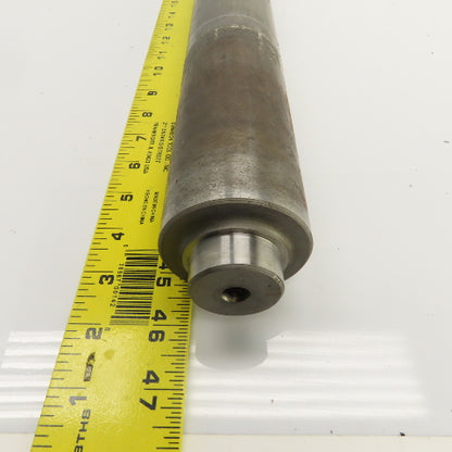 60mm OD Weighted Steel Pinch Plate Roller 1022mm W Face 1057mm OAL 35mm Axle