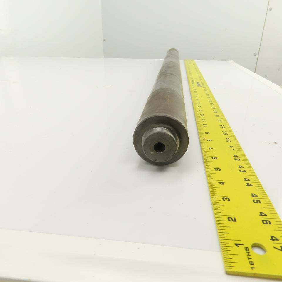 60mm OD Weighted Steel Pinch Plate Roller 1022mm W Face 1057mm OAL 35mm Axle