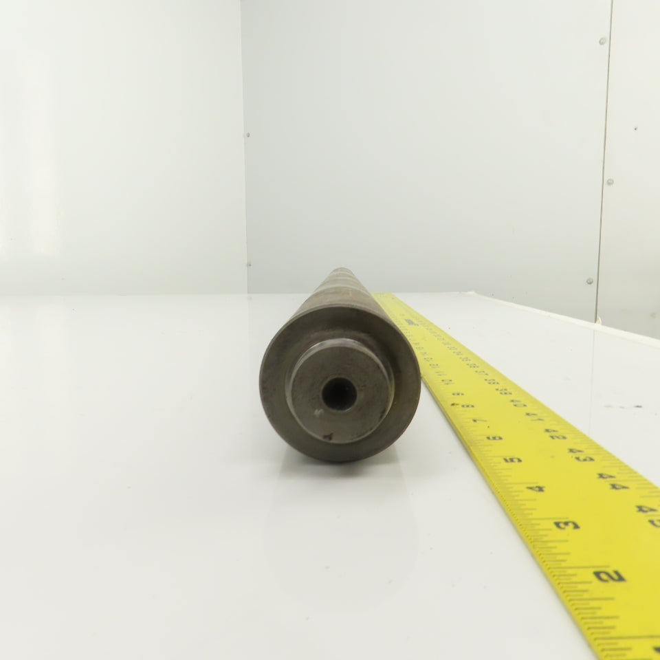 60mm OD Weighted Steel Pinch Plate Roller 1022mm W Face 1057mm OAL 35mm Axle