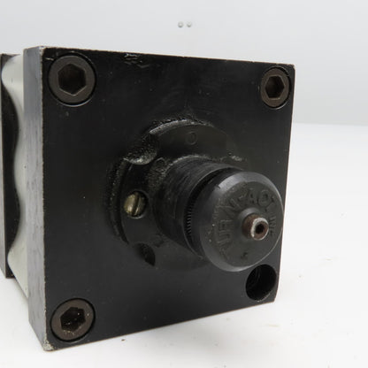 Turn-Act 113-111-A32 Pneumatic Rotary Vane Actuator 180° 3/4" Shaft 1/4" NPT