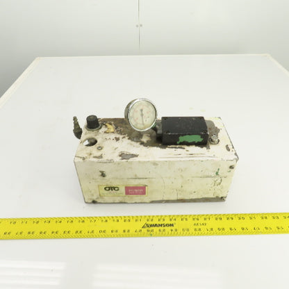OTC Hytec 100190 Pneumatic Hydraulic Pump 40-125PSI Input Parts/Repair