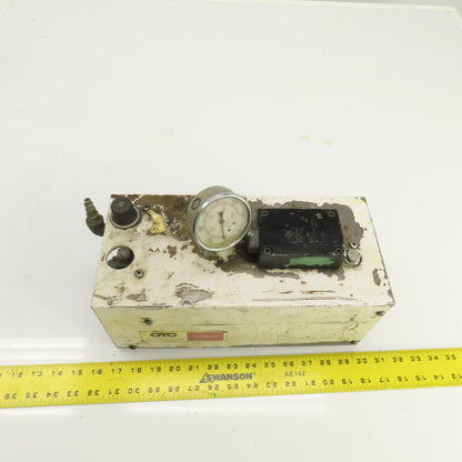 OTC Hytec 100190 Pneumatic Hydraulic Pump 40-125PSI Input Parts/Repair