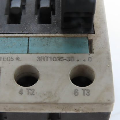 Siemens 3RT1035-3B 3 Pole Contactor W/24V Coil 30Hp