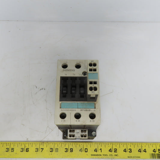 Siemens 3RT1035-3B 3 Pole Contactor W/24V Coil 30Hp