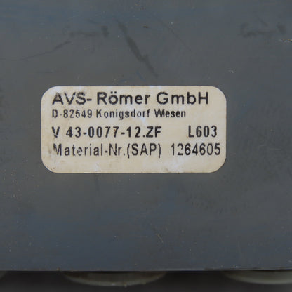 AVS Romer V 43-0077-12.ZF Composite Pneumatic Manifold Block 12mm to 8mm