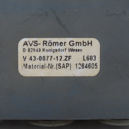 AVS Romer V 43-0077-12.ZF Composite Pneumatic Manifold Block 12mm to 8mm
