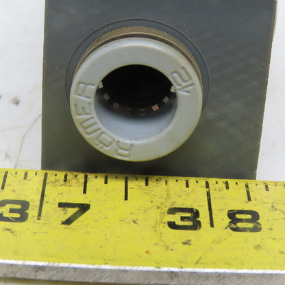 AVS Romer V 43-0077-12.ZF Composite Pneumatic Manifold Block 12mm to 8mm
