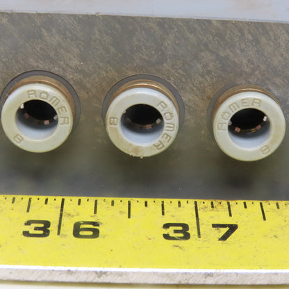 AVS Romer V 43-0077-12.ZF Composite Pneumatic Manifold Block 12mm to 8mm