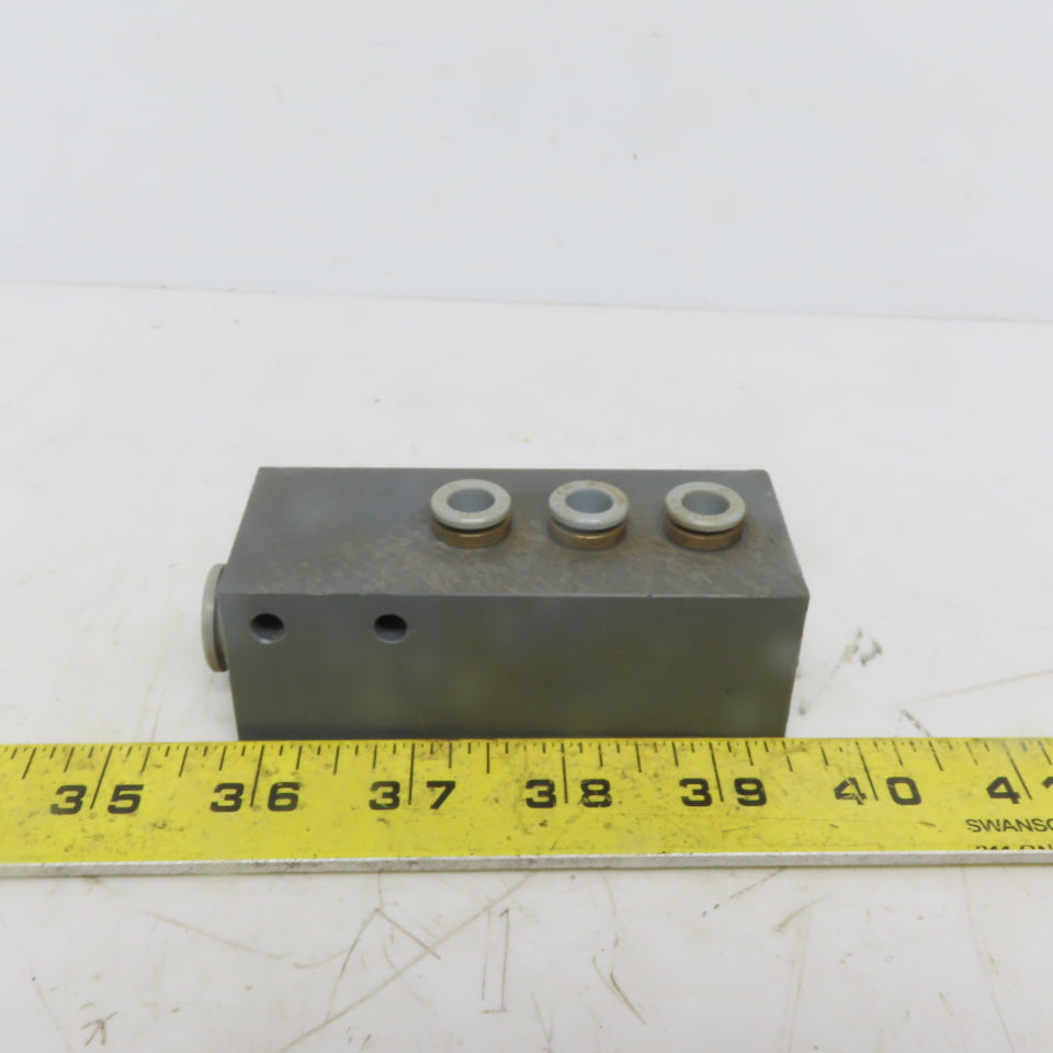 AVS Romer V 43-0077-12.ZF Composite Pneumatic Manifold Block 12mm to 8mm