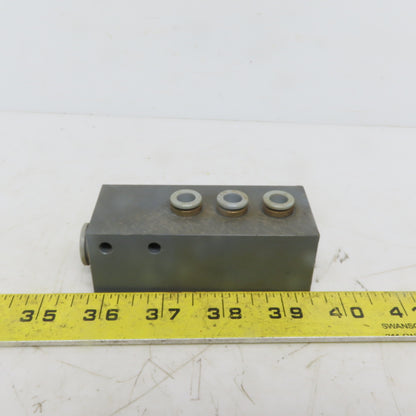 AVS Romer V 43-0077-12.ZF Composite Pneumatic Manifold Block 12mm to 8mm